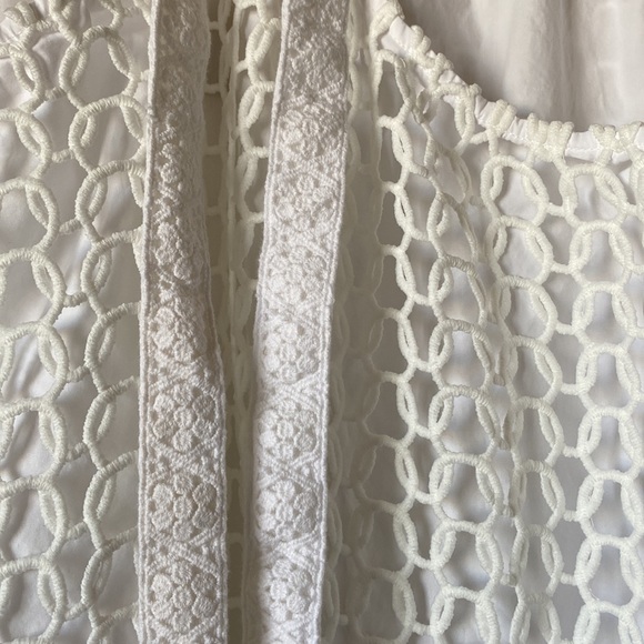 Crochet High/Low Midi Dress Size  Medium - Picture 7 of 11